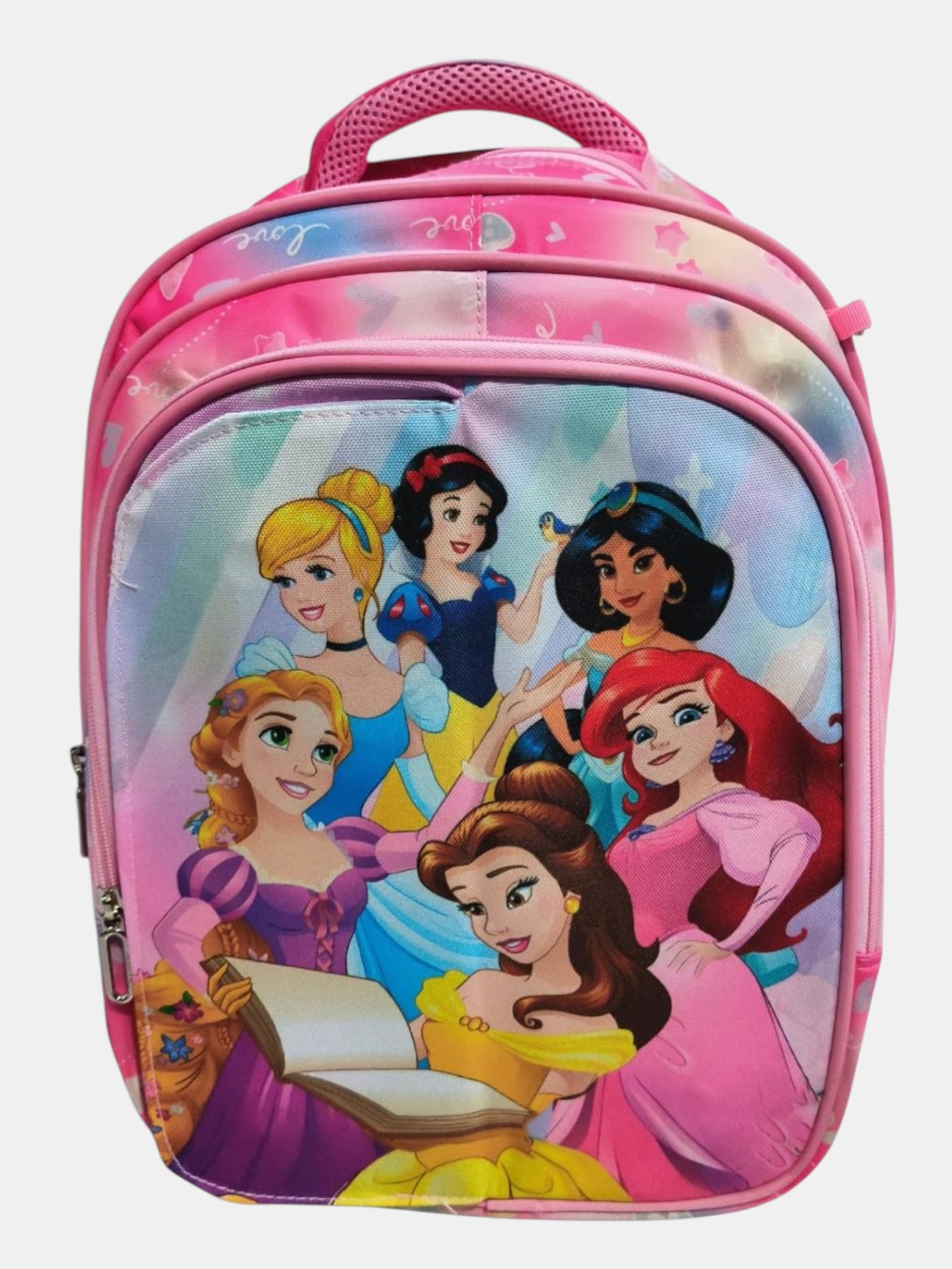 16 Inch 3 IN 1 Character Flaps School Bag For grade 1 Till grade 3 for Girls BB-077