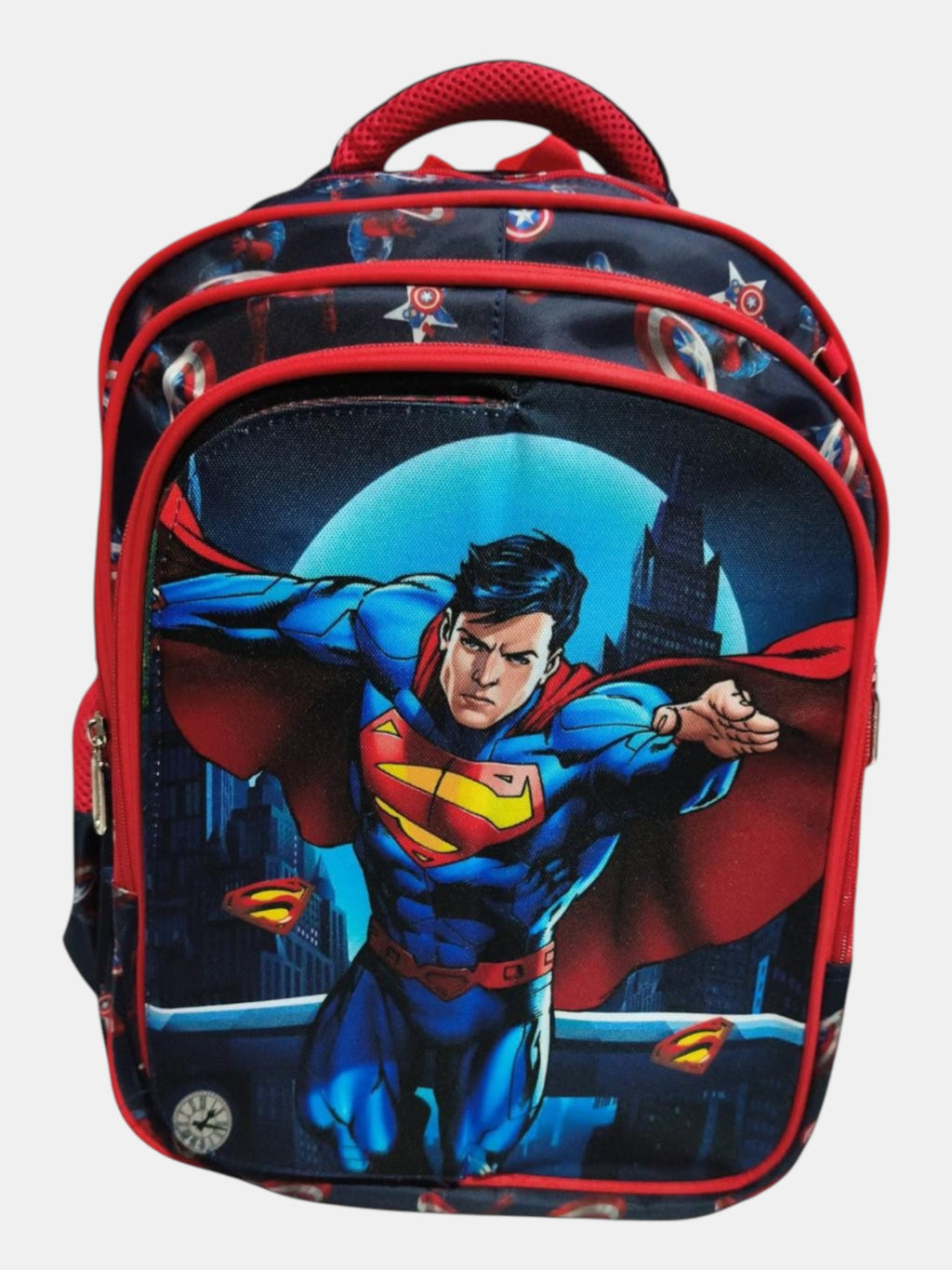 16 Inch 3 IN 1 Character Flaps School Bag For grade 1- grade 3 for Boys BB-081