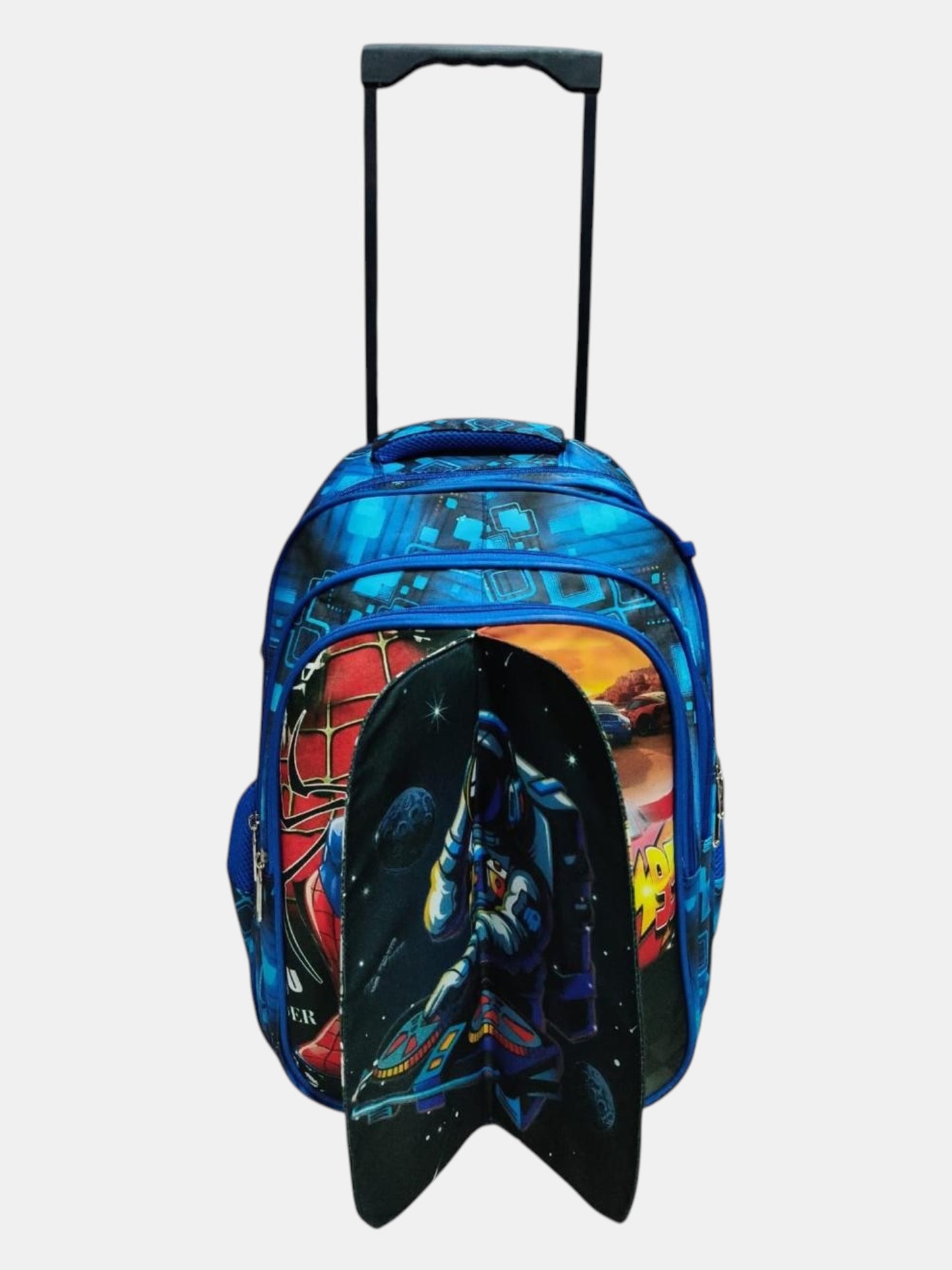 18 inch 3 in 1 character Trolly for Boys for Grade 3 -Grade 5 BB-128