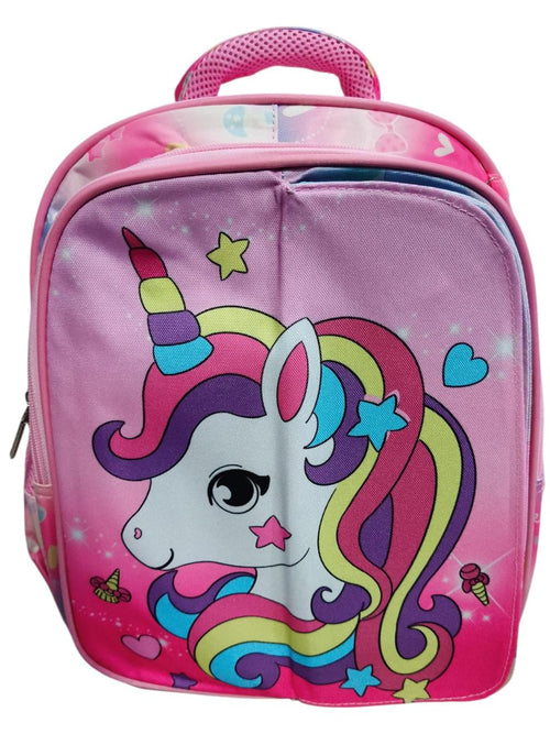 14 Inch 3 IN 1 Character Flaps School Bag For grade nursery to grade 1 for Girls BB-083