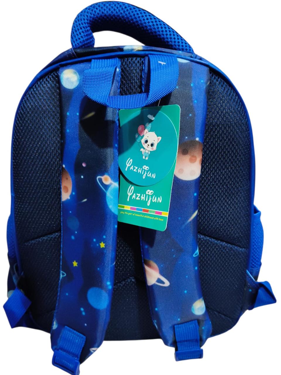 14 Inch 3 IN 1 Character Flaps School Bag For grade nursery to grade 1 for Boys BB-082