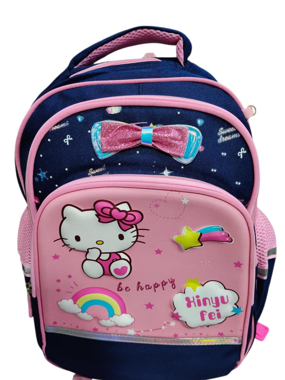 16 inch Kitty School Bag For Grade 1-3 Girls BB-060
