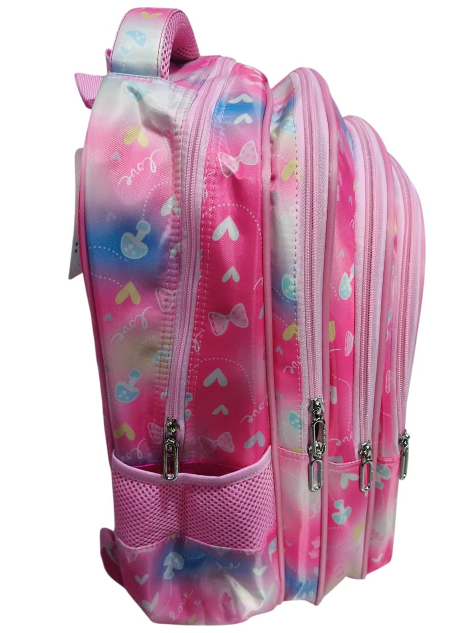 18 Inch 3 IN 1 Character Flaps School Bag For grade 1 Till grade 4 for Girls BB-075