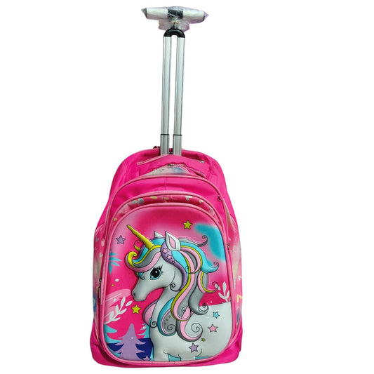 18 inch Big wheeler character Trolly for Boys And Girls for Grade 3-Grade 6 BB-132