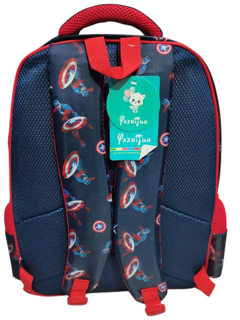 18 Inch 3 IN 1 Character Flaps School Bag For grade 1 Till grade 4 Boys BB-074