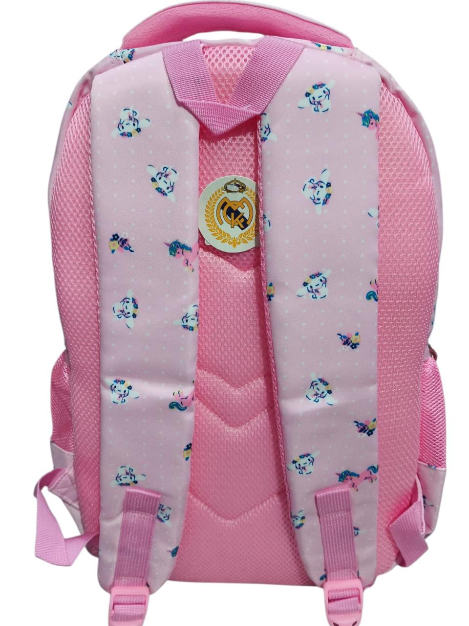 18 Inch UN Power brand School Bag For Grade 2 - Grade 4 for Girls BB-090