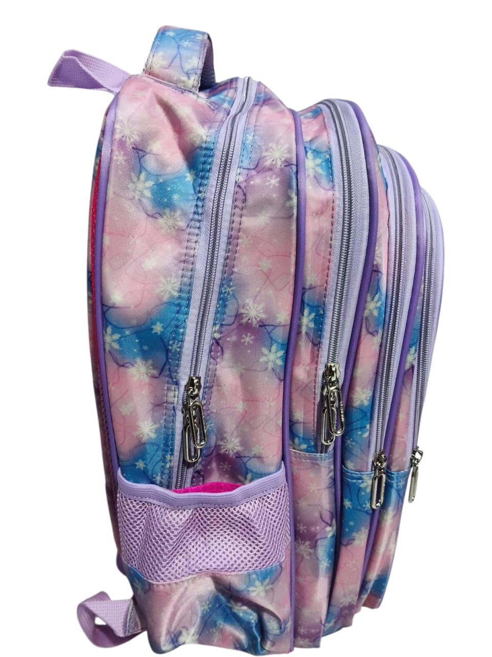 18 Inch 3 IN 1 Character Flaps School Bag For grade 1 Till grade 4 for Girls BB-076